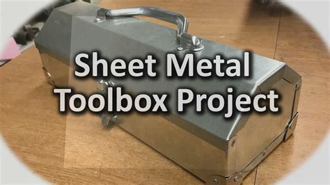 how to make a toolbox out of sheet metal|sheet metal box instructions pdf.